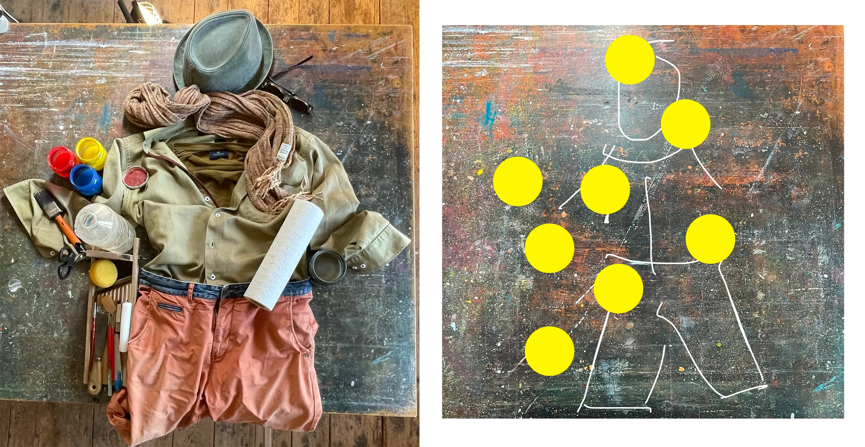 Hinter der Kunst: Die unsichtbaren Spuren meines Atelieralltags Andreas Seiler